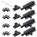 2 Inch Black Slide Barrel Bolt Latch, Aluminum Alloy Door Lock, H.... Fixed Price $16.43.