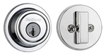 Contemporary Round Single Cylinder Smartkey Deadbolt Polished Chrome. Fixed Price $37.19.