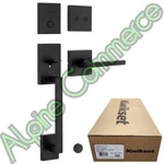 *1-SET* Kwikset San Clemente Hs Halifax Dummy Handset Matte Black 98190-028. Fixed Price $84.99.