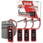 Tsa Approved Gun Case Locks 4-PACK, Monoshaft 3-DIGIT Combination Padlock. Fixed Price $44.95.