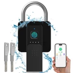 Fingerprint Padlock With Key Backup, Anweller Weatherproof Biometric Bluetooth. Fixed Price $59.99.