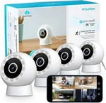 Set Of 4 Laview Indoor/outdoor 2K Hd Smart Security Video Cameras W/ Way Audio. Fixed Price $119.99.
