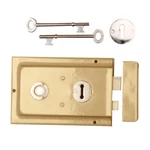 Renovators Supply Victorian Steel Rim Lock Brass Plated Door. Fixed Price $39.99.