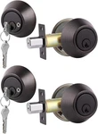Gobrico 2 Keyed Alike Double Cylinder Deadbolts Door Locks With Same Oil Rub. Fixed Price $35.00.