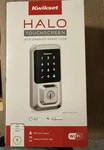 Kwikset Halo Touchscreen Wi-fi Enabled Smart Lock Satin Nickel. Fixed Price $100.00.