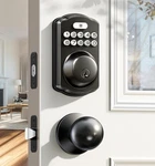 Veise Keyless Entry Door Lock With 2 Knobs KS01C Matte Black. Fixed Price $17.15.