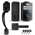 Miko I9 Keypad & Fingerprint Keyless Entry Front Door Lock With Handle Set Di.... Fixed Price $109.95.