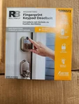 Reliabilt Fingerprint Deadbolt Door Lock Backlit Keypad Satin Nickel 2 Keys New. Fixed Price $39.99.