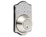Amazon Basics Traditional Electronic Keypad Deadbolt Door Lock - Satin Nickel. Fixed Price $32.11.