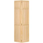 Kimberly Bay Bi-fold Door 28" X 80" 6-PANEL Easy Install Durable Unfinished. Fixed Price $141.60.