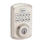 Kwikset Powerbolt 250 Satin Nickel Electronic Deadbolt Door Lock W/ 10-BUTTON. Fixed Price $38.95.
