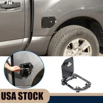 Black Aluminum Door Fuel Tank Cover W/ Lock Gas Cap Trim For Nissan Titan 16-23. Fixed Price $159.99.