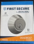 First Secure By Schlage Deadbolt PD60630 Silver. Fixed Price $25.99.