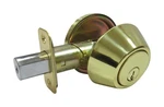 Faultless DL71 Ansi Grade Polished Brass Single Cylinder Deadbolt 1-3/4 In.. Fixed Price $19.26.