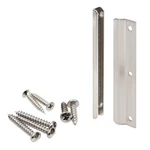 Prime-line 95125 Latch Shield Guard, In-swing, 6 Inch Height Satin Nickel. Fixed Price $18.25.
