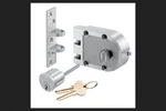 Segal 15323 Deadbolt Single Unit Chrome Finish Solid Bronze Alloy Construct. Fixed Price $134.84.