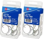 Avery Metal Rim Key Tags, 1.25" Diameter Tag, Split Ring, 100 White. Fixed Price $16.29.
