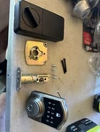 Defiant Satin Nickel Compact Touch Electronic Single Cylinder Deadbolt No Keys!!. Fixed Price $40.00.