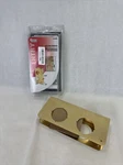 Defender Security 9559 Door Reinforcer Combo, 1-3/8-INCH Thick By 2-3/8-INCH. Fixed Price $16.95.