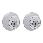 Kwikset 665 Satin Chrome Double Cylinder Deadbolt Featuring Smartkey Security. Fixed Price $18.95.