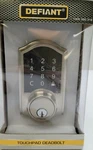 Defiant Touchpad Deadbolt Satin Nickel Backlit No Hardwire Needed 1005350318 W3. Fixed Price $24.99.