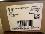 Schlage B81 Deadbolt One-sided With Exterior Plate Satin Nickel 619. Fixed Price $12.00.