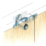 Compx Timberline C186B Locking Cabinet Door Cylinder Body - Pack Of 5. Fixed Price $15.95.