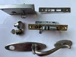 Baldwin Hardware Mortise Lock Lh 6321 Plus Extra Door Pieces. Fixed Price $100.00.