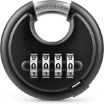 Puroma Combination Lock, 4 Digit Disc Padlock With Hardened Steel Shackle, Keyle. Fixed Price $19.01.