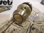 Vintage Nos Emhart Kwikset Doorknob Set. Closet Bedroom Passage. Non-lock. Mcm. Fixed Price $19.95.