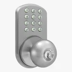 Satin Nickel Keyless Password Door Knob Digital Keypad Entry Lock Zinc Alloy. Fixed Price $57.77.
