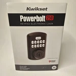 Kwikset Powerbolt 250 10-BUTTON Keypad Venetian Bronze Electronic Deadbolt Lock. Fixed Price $32.27.