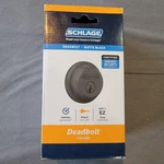 Schlage B60 Matte Black Single Cylinder Deadbolt Cerrojo - New Box. Fixed Price $29.60.