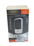 Defiant Smart Fingerprint Single Cylinder Deadbolt Door Lock Satin Nickel Wifi. Fixed Price $49.95.