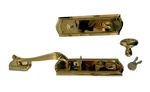 Baldwin 85337003ENTR Bethpage Single Cylinder Handleset, Lifetime Polished Brass. Fixed Price $436.95.