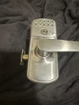 Schlage Chrome Electronic Keypad Door Lock Read. Fixed Price $49.99.
