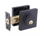 Toledo European Square Rosette Iron Steel Double Cylinder Deadbolt. Fixed Price $19.99.