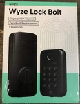 Wyze Lock Bolt Smart Door Keypad Fingerprint Matte Black WLCKB1. Fixed Price $49.49.