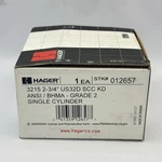 Hager 012657 3215 2-3/4 US32D Scc Kd Ansi/bhma Grade Single Cylinder Deadbolt. Fixed Price $24.99.