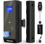 Perfiware Smart Sliding Door Lock W/fingerprint Keypad For Glass/wood LG2375. Fixed Price $139.95.
