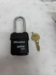 Master 6121 Padlock Black Pro Series Weather Tough Free Ship. Fixed Price $26.99.