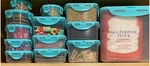 Locknlock 13 Pc Multi-function Nestable Storage Round Square Set Aqua. Fixed Price $34.95.