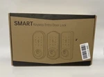 Hornbill Smart Lock Keyless Entry Door With 2 Lever Handles Black. Fixed Price $45.00.