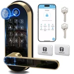 Bluetooth Fingerprint Smart Lock With Handle & Keypad Fits Most Us Doors, D.... Fixed Price $114.92.