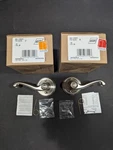 (2) New Schlage Flair Lever Dummy F170 Right Left Hand 619 Satin Nickel. Fixed Price $14.95.