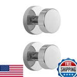 Naubea 2 Pack Polished Chrome Dummy Door Knobs Interior Modern Round Handles Clo. Fixed Price $59.92.