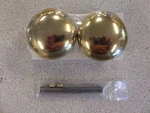 Ilco 197-03-51 Replacement Brass Knob Set For Old Style Mortise House Locks. Fixed Price $13.95.