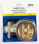 Johnson Pocket Door Privacy Lock Brass Finish Sliding Hardware New. Fixed Price $27.97.