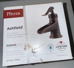 Pfister Ashfield Single Control Bathroom Faucet Rustic Bronze (LF-042-YP0U).. Fixed Price $93.00.