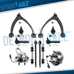12PC Front Wheel Hubs Upper Control Arms Tie Rods Kit For Silverado Sierra 1500. Fixed Price $272.76.